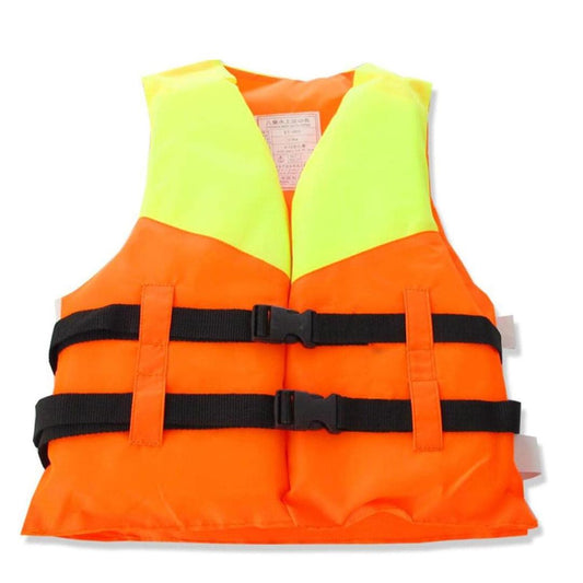 Adult and Child Life Jacket Swim Vest with Whistle and Adjustable Belts - 35 x 42cm