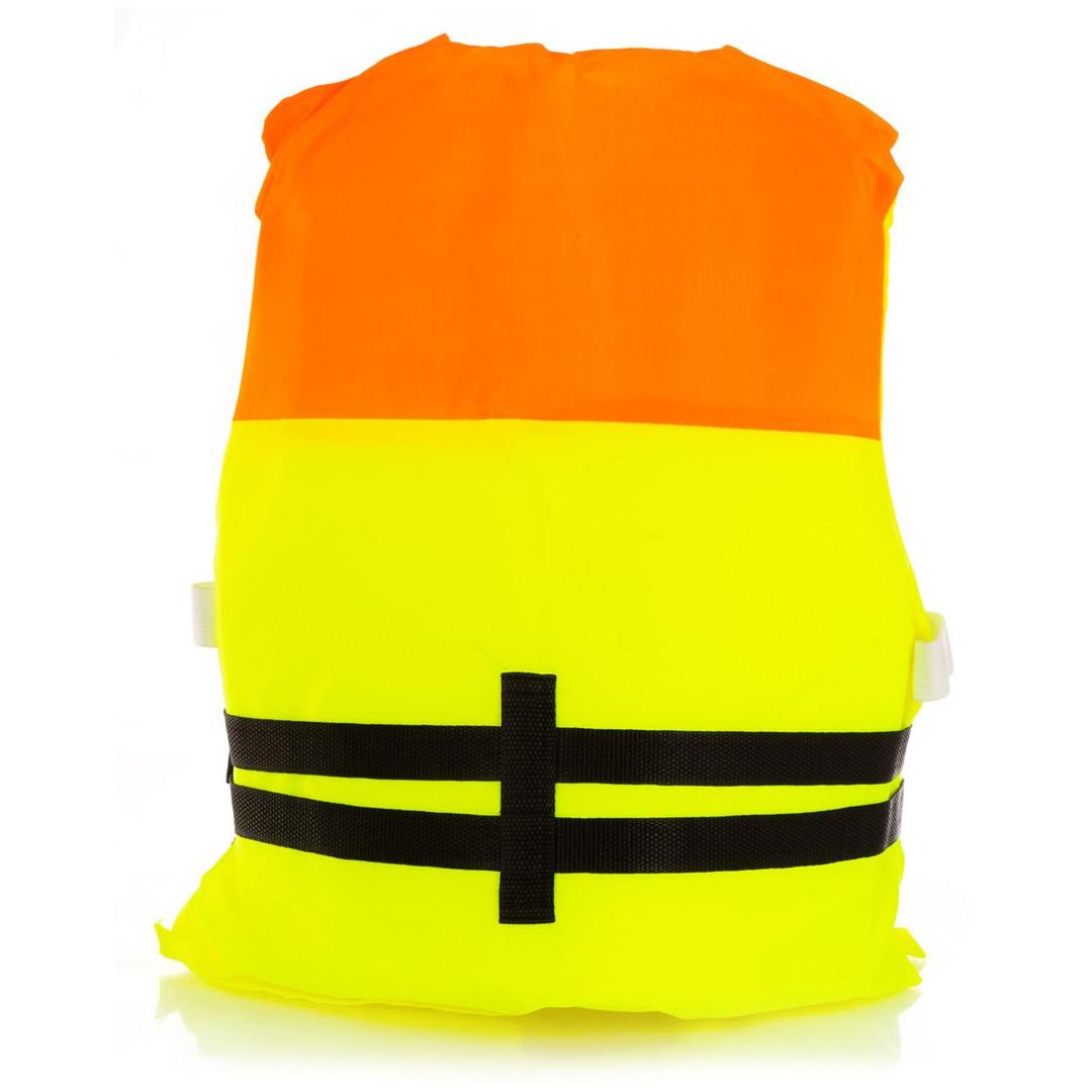 Adult and Child Life Jacket Swim Vest with Whistle and Adjustable Belts - 43 x 46cm