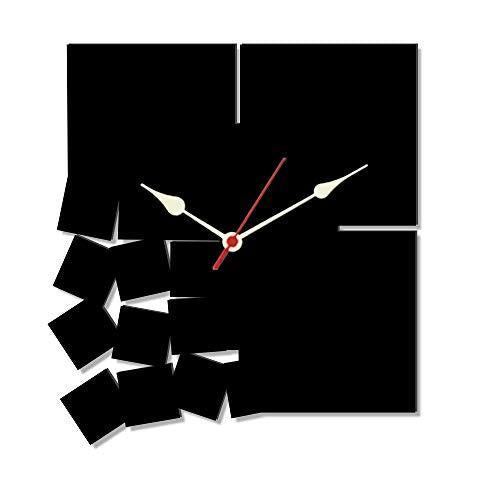 Minimal Broken Blocks 3D Acrylic Wall Clock