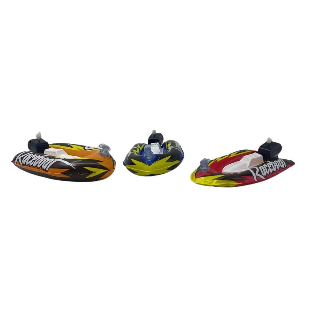 Inflatable Windup Boat Racer - Ages 3+ - Pump Included - BPA Free1 Pc Assorted