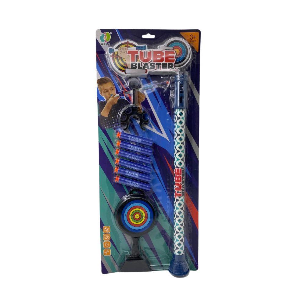 Tube Blaster Blow Dart Shooter Set - Ages 6+ - 1PC Assorted Color