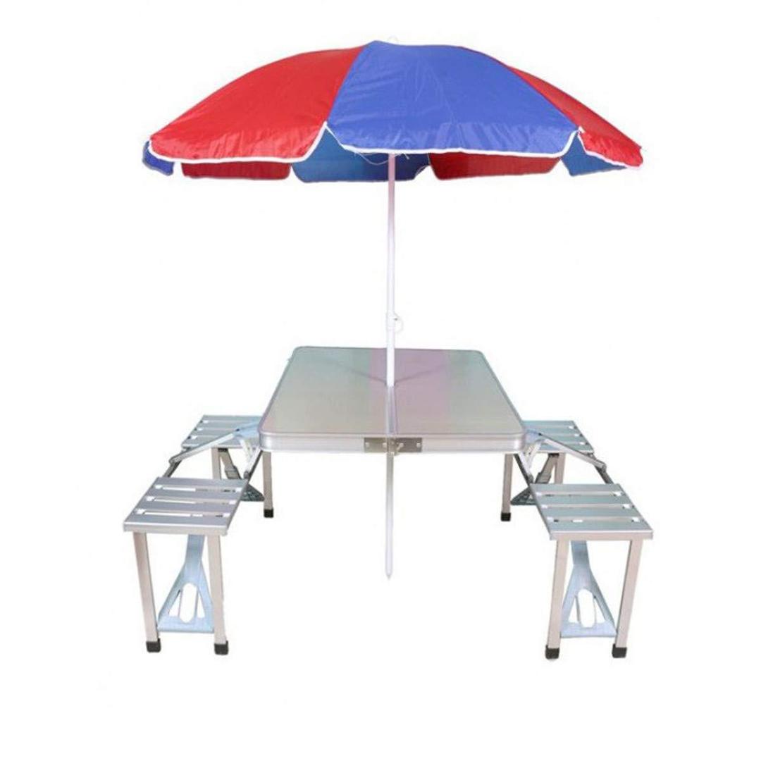 Aluminum Folding Camping Picnic Table with 4 Seats